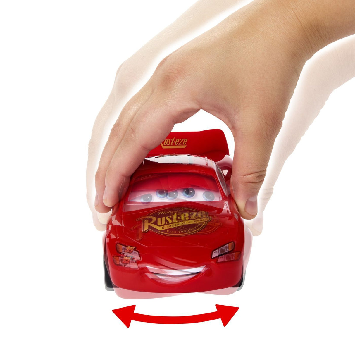MASINUTA METALICA CARS3 FULGER MCQUEEN CU OCHI SI GURA MOBILA