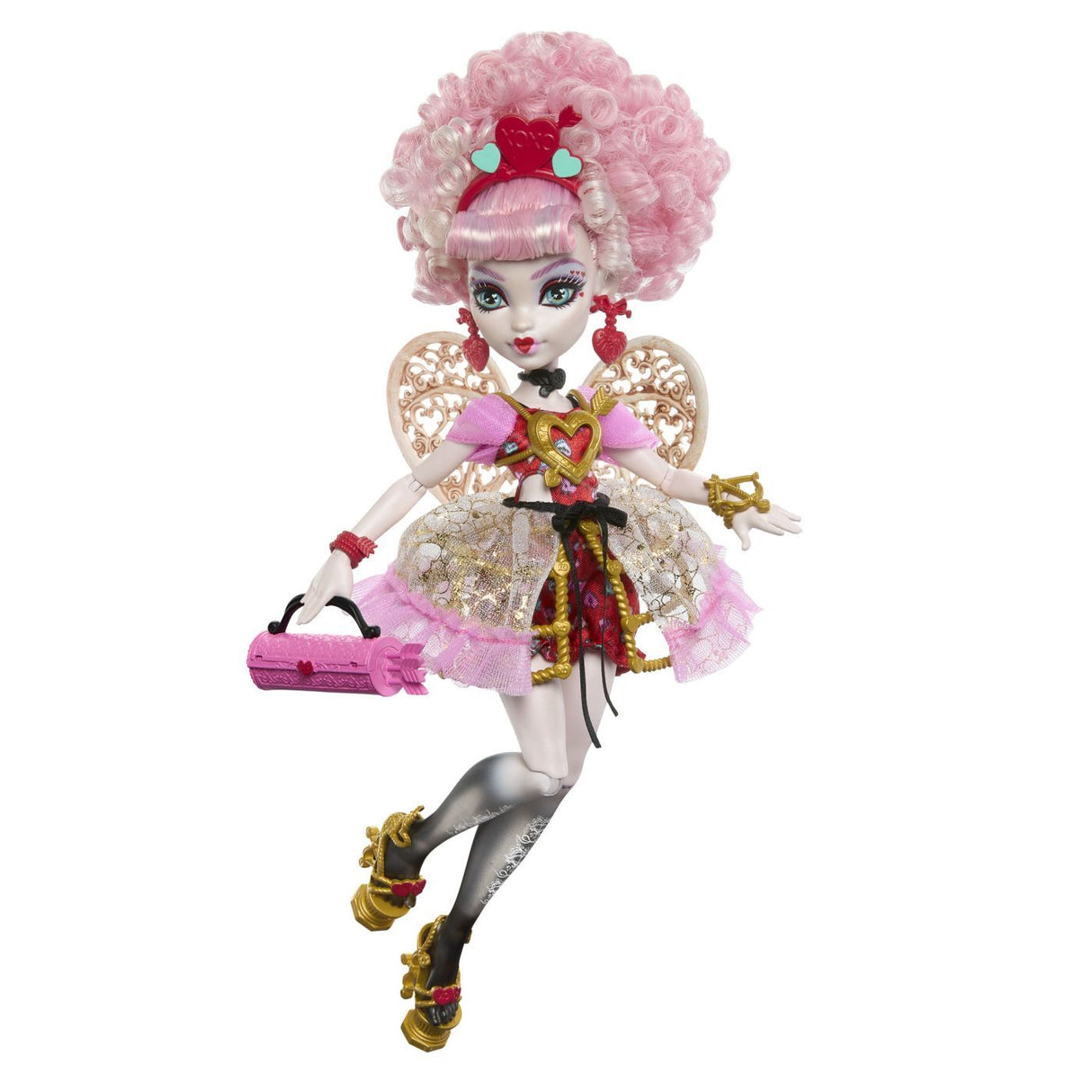 MONSTER HIGH ANIVERSARE DULCE SI INFRICOSATOARE PAPUSA CUPID ASTERIA CU ACCESORII