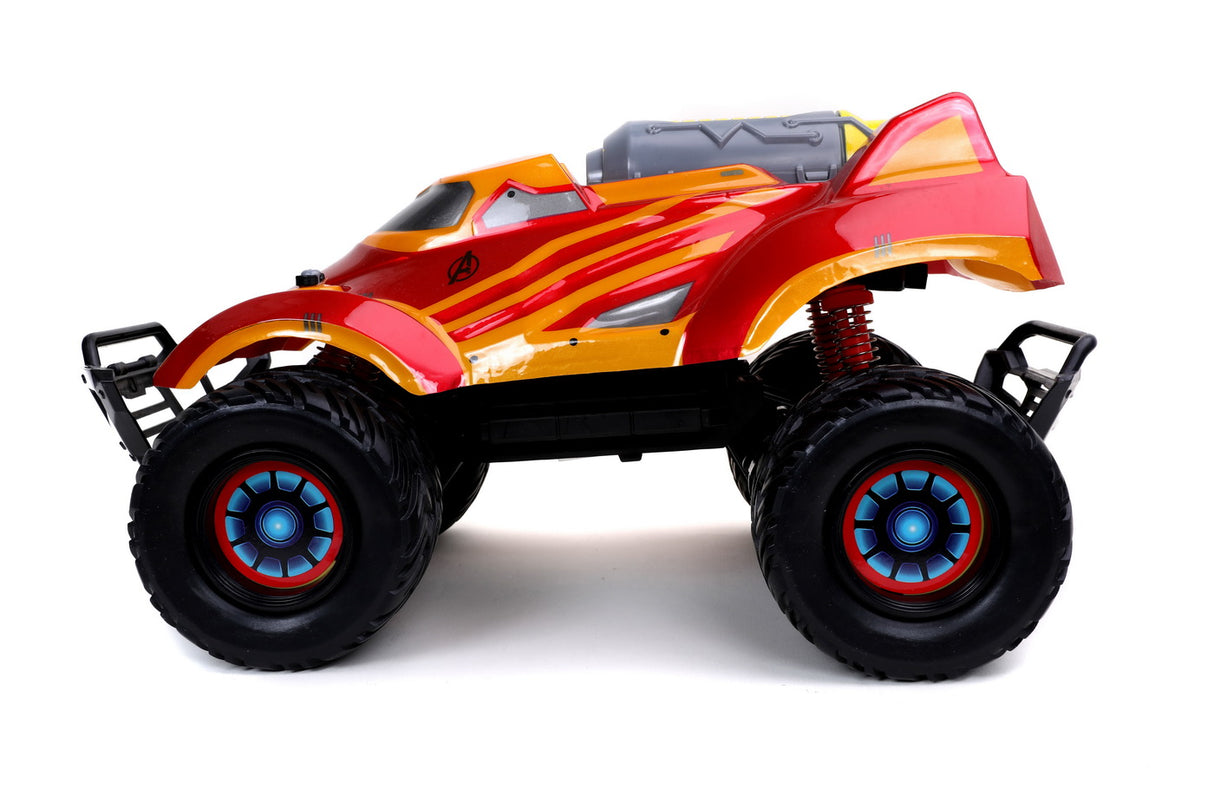MASINUTA CU TELECOMANDA MARVEL RC IRON THRUSTER SCARA 1:14
