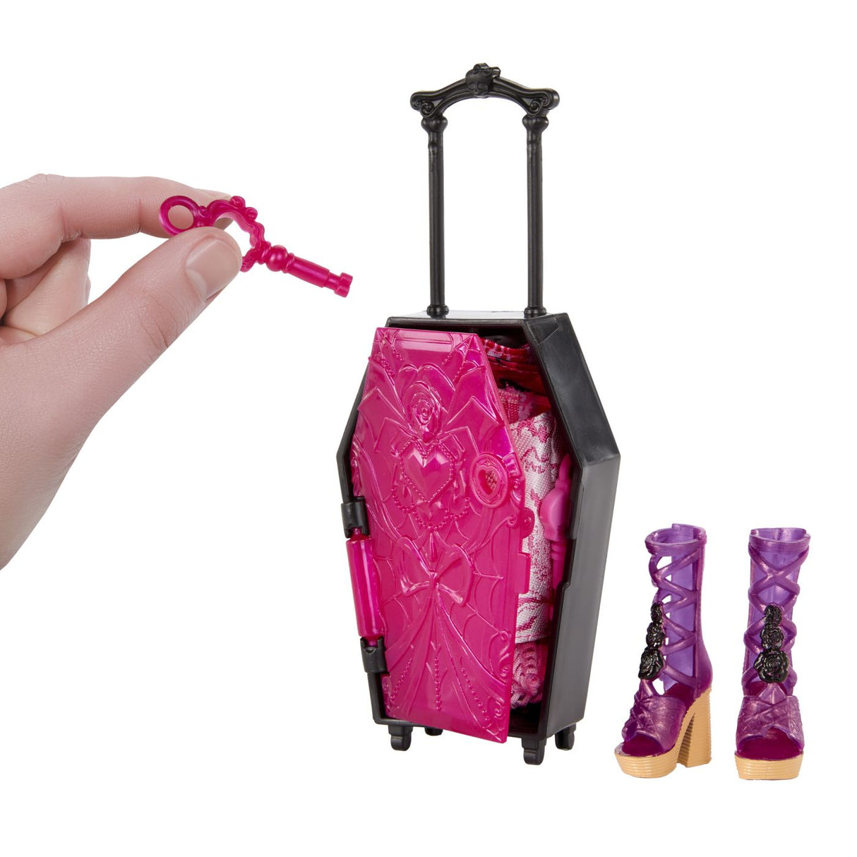 MONSTER HIGH SKULLTIMATE SECRETS PAPUSA DRACULAURA CU ACCESORII
