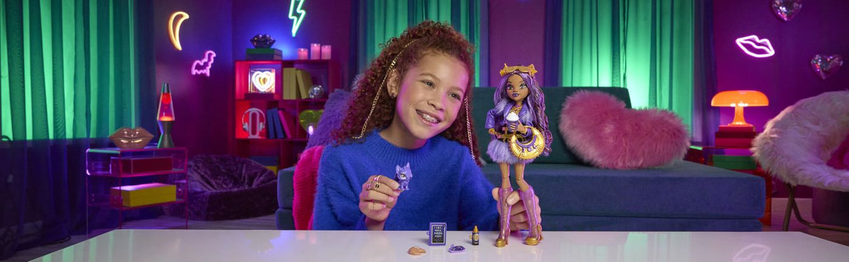 MONSTER HIGH PAPUSA CLAWDEEN WOLF CU ACCESORII