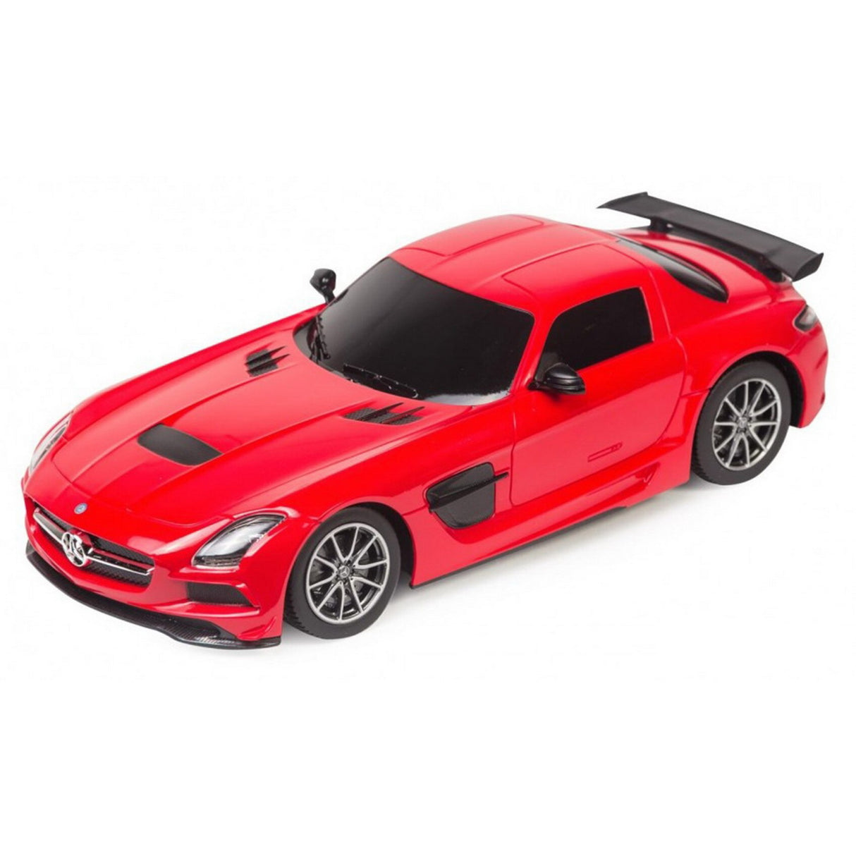 MASINA CU TELECOMANDA MERCEDES-BENZ SLS AMG ROSU CU SCARA 1 LA 18