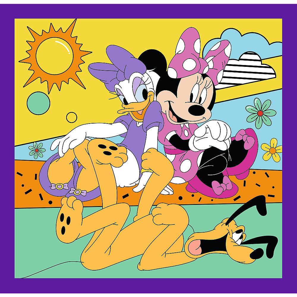 PUZZLE TREFL 3IN1 MICKEY MOUSE SI PRIETENII MICKEY SI ECHIPA LUI VESELA