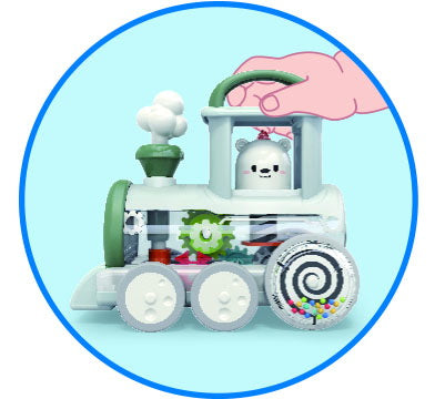 LOCOMOTIVA CU MECANISM STEAM