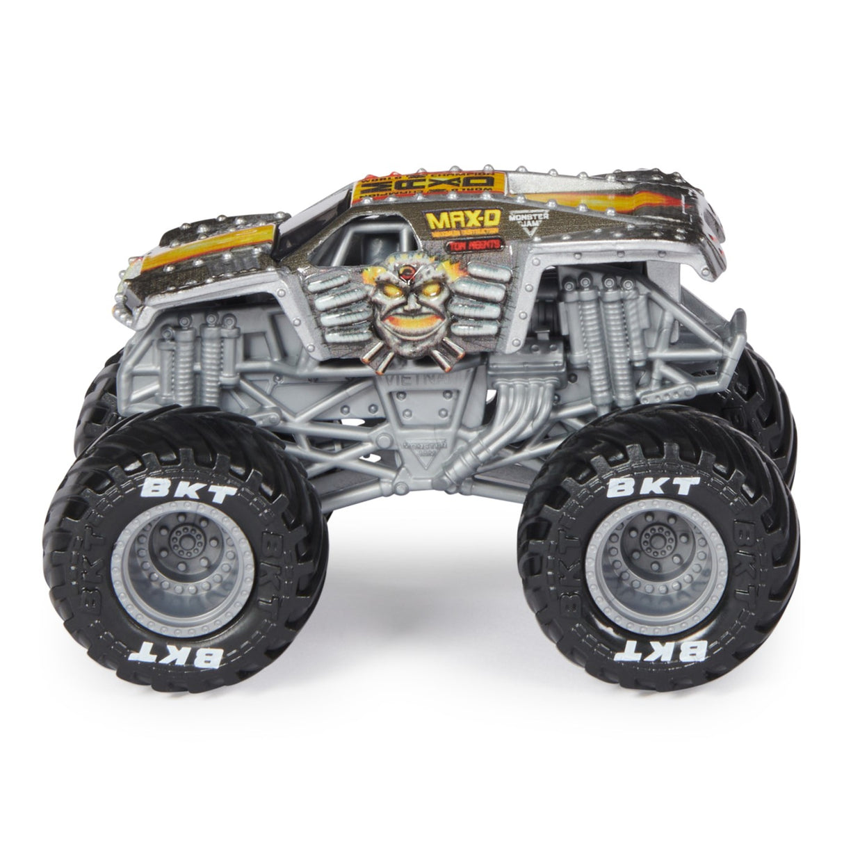 MONSTER JAM MASINUTA METALICA MAXIMUM DESTRUCTION SCARA 1 LA 64