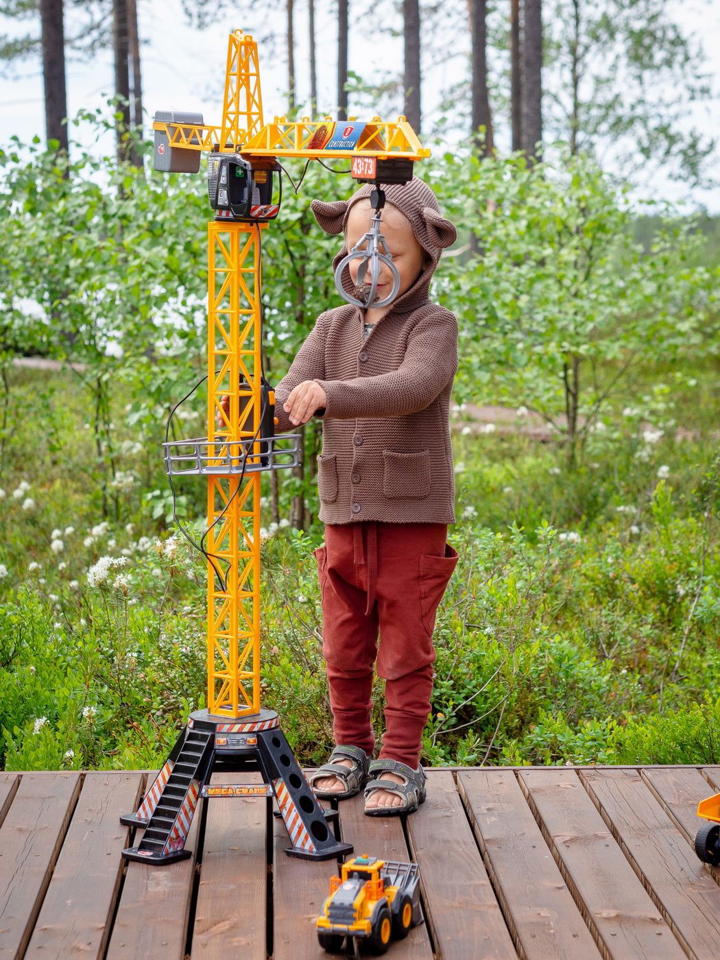 DICKIE MACARA MEGA CRANE 120 CM CU TELECOMANDA