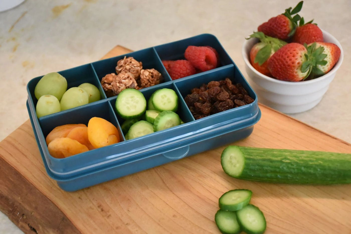CUTIE SNACK 6 COMPARTIMENTE, MELII LUXE, BLUE