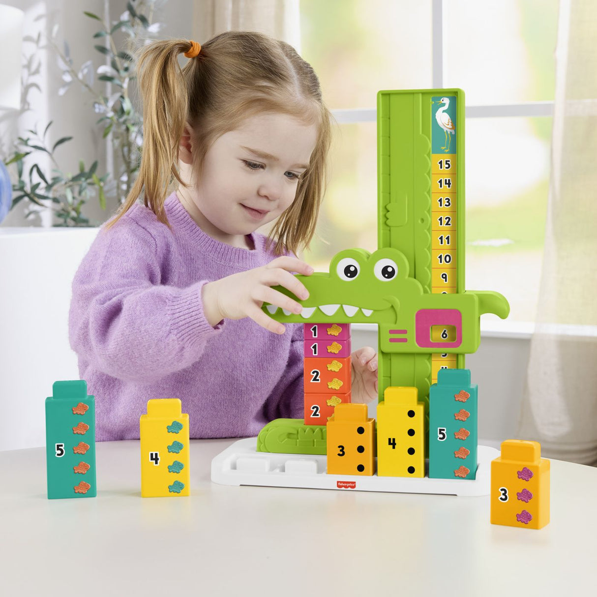 FISHER PRICE JUCARIE EDUCATIVA ALIGATOR STIVUIBILA
