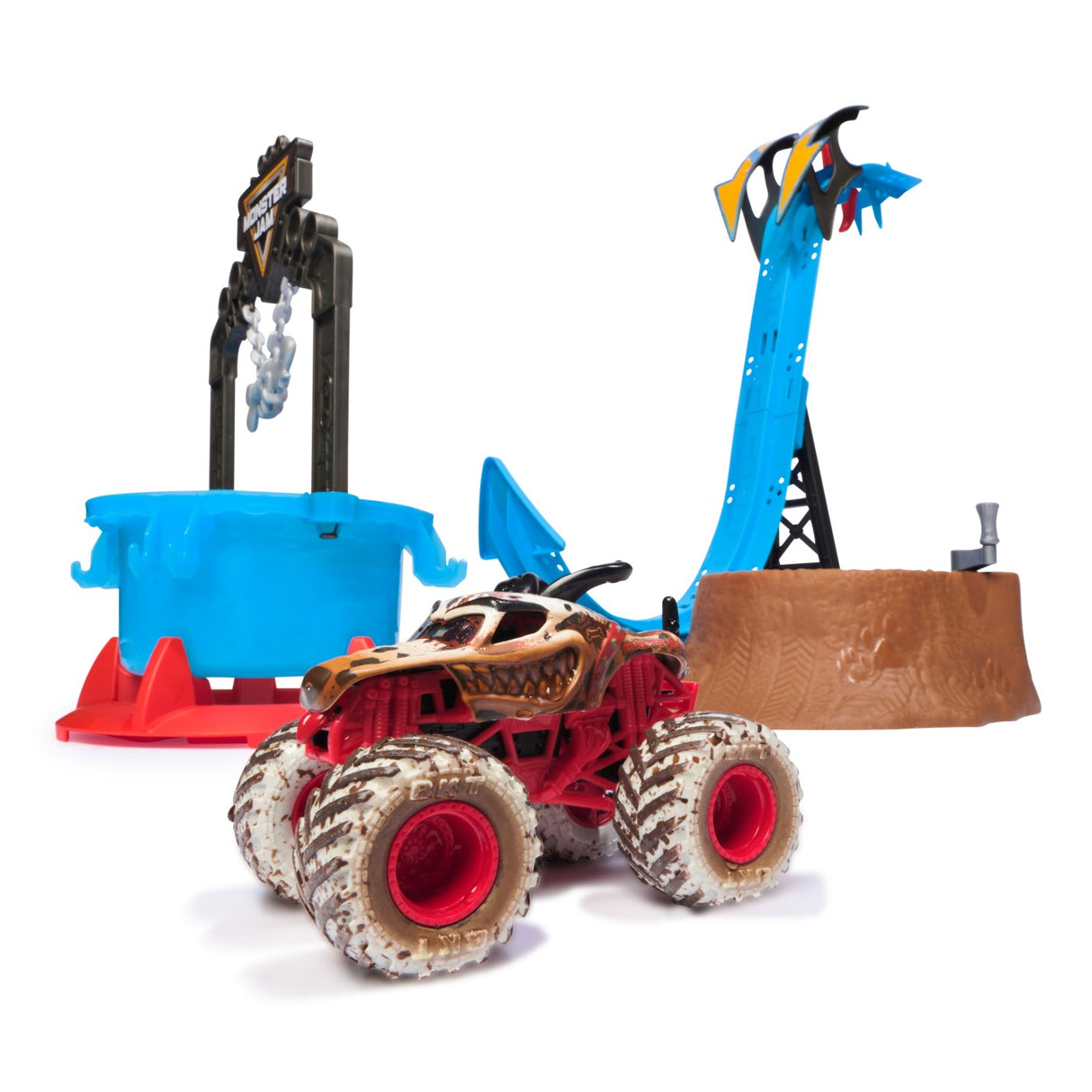 MONSTER JAM MUD BLASTERS SET ARUNCATOARE DE NOROI