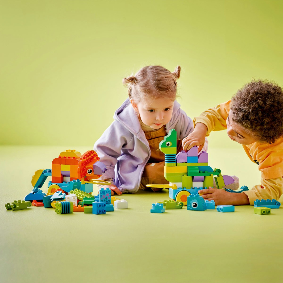 LEGO DUPLO DINOZAURI PE ROTI 3 IN 1 10451