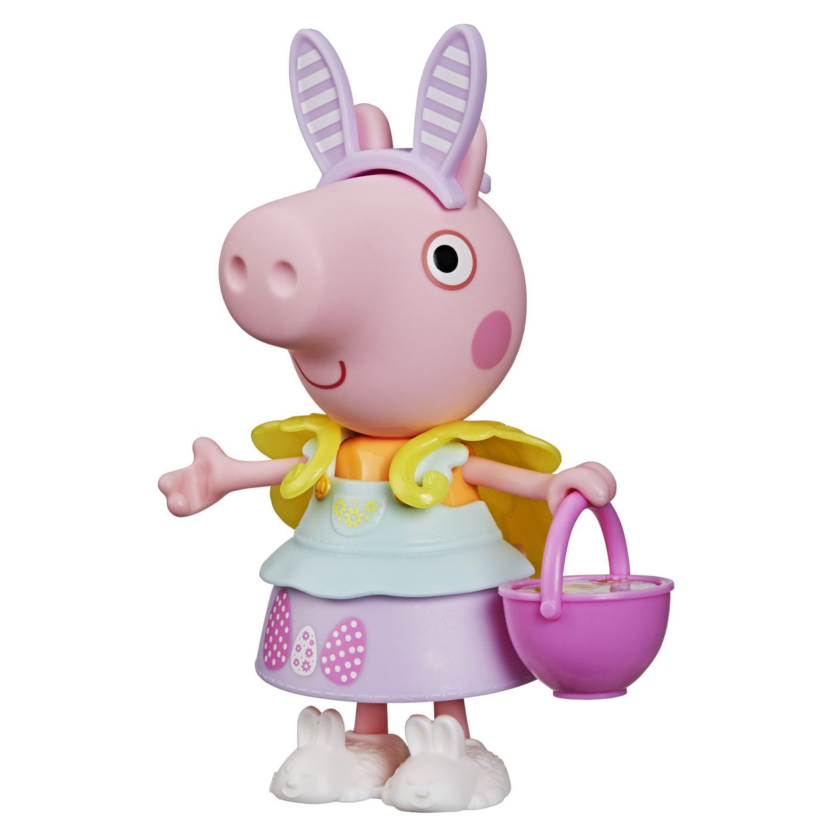 PEPPA PIG SET TINUTA DE PRIMAVARA CU FIGURINA PEPPA SI ACCESORII 15CM