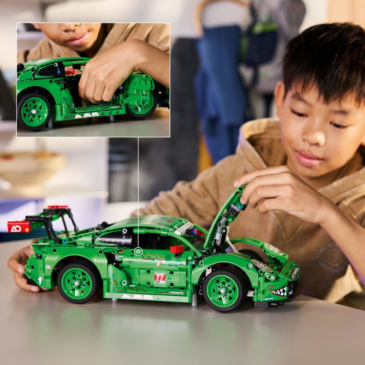 LEGO TECHNIC MASINA PORSCHE 911 GT3 R REXY AO RACING 42224