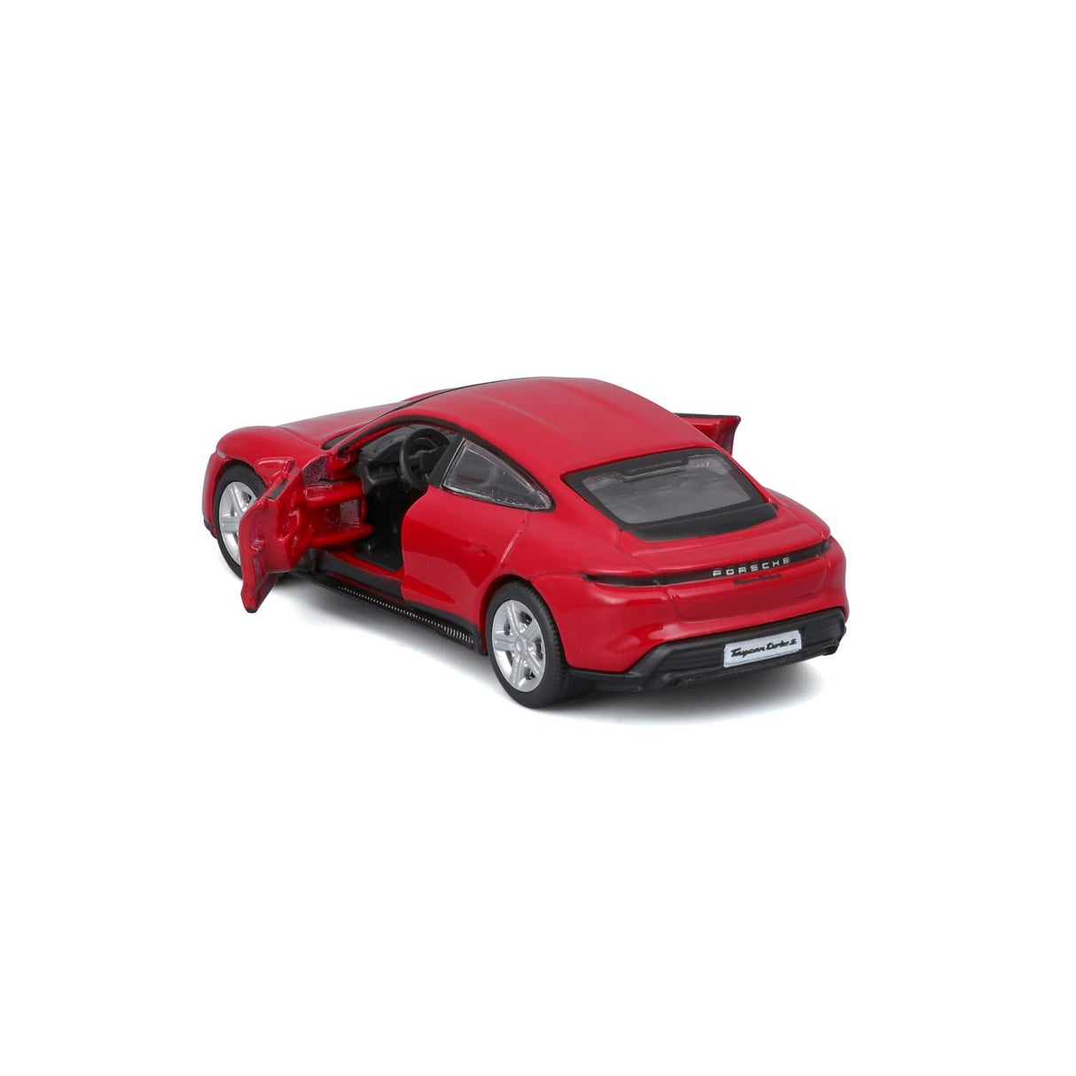MAISTO MASINUTA METALICA SPEED ICONS PORSCHE TAYCAN TURBO S ROSU SCARA 1 LA 64