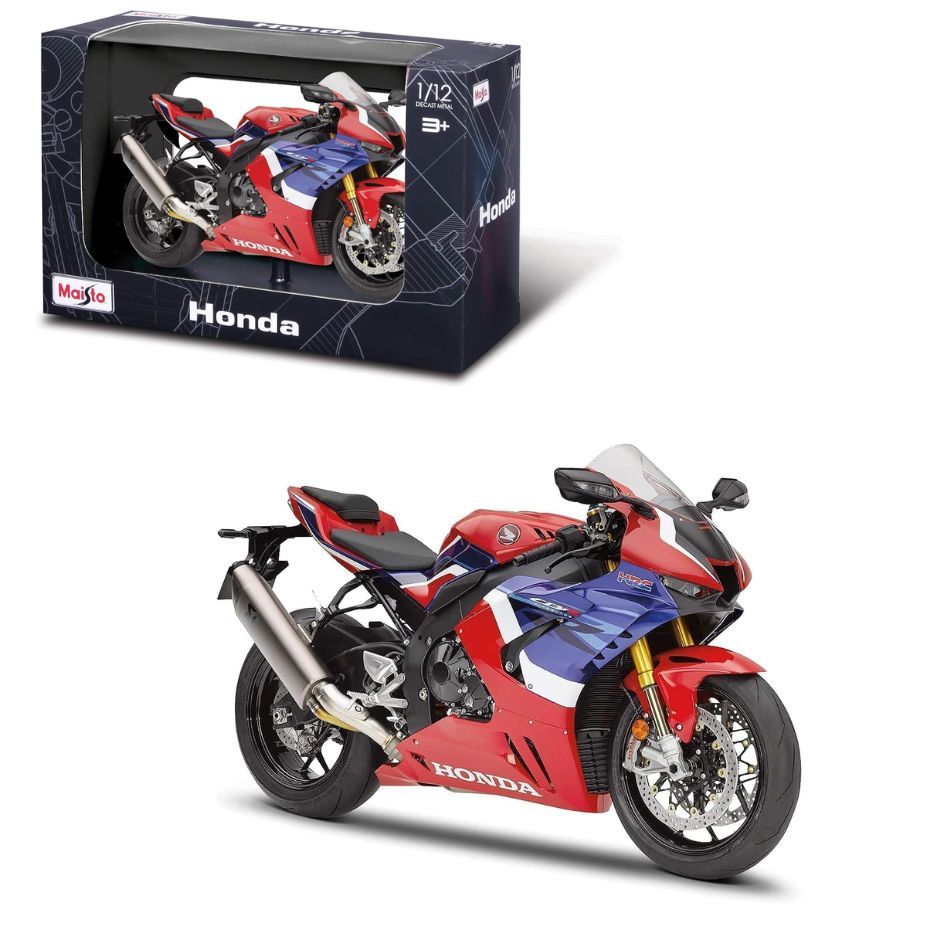 MAISTO MOTOCICLETA METALICA CU STAND HONDA CBR 1000RR R FIREBLADE SP SCARA 1 LA 12