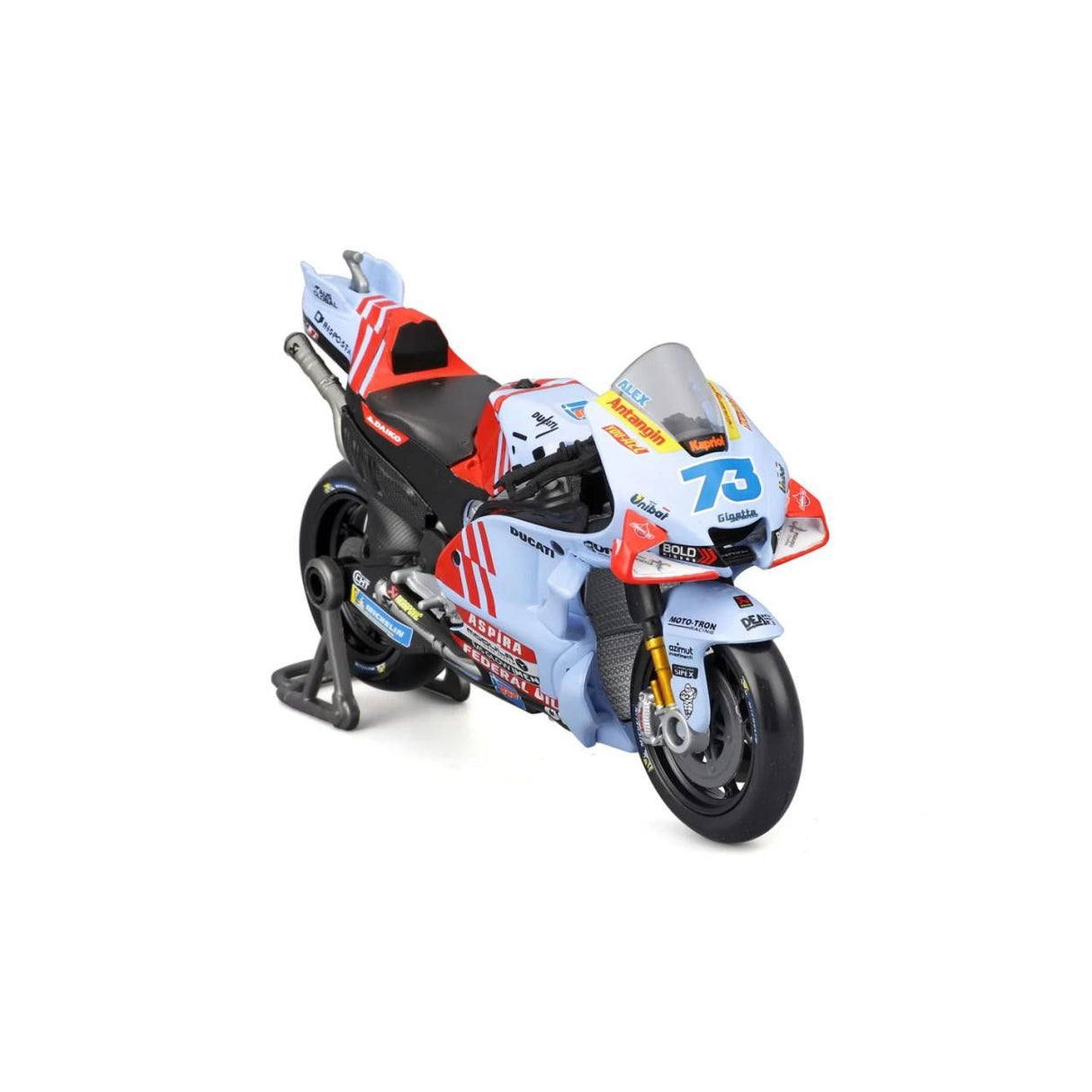 MAISTO MOTOCICLETA METALICA DUCATI DESMOSEDICI GP TEAM GRESINI RACING SCARA 1 LA 18