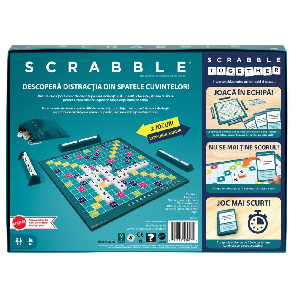 JOC SCRABBLE CLASIC IN LIMBA ROMANA