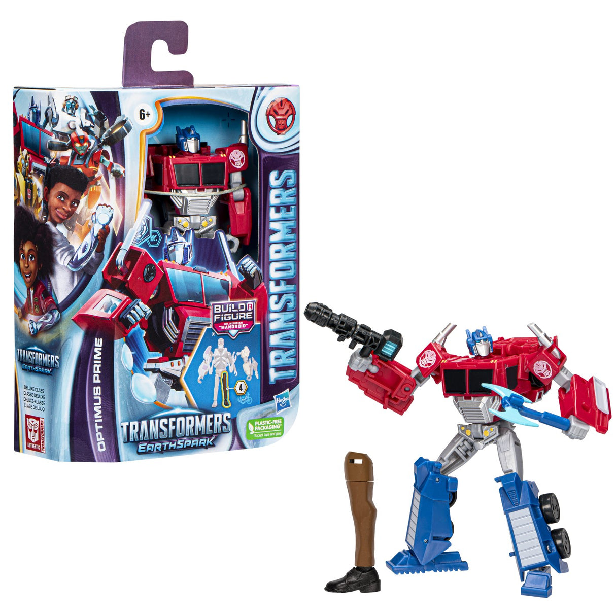 TRANSFORMERS FIGURINA EARTHSPARK DELUXE OPTIMUS PRIME 12.5CM