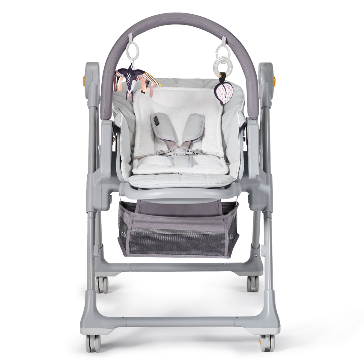 SCAUN DE MASA KINDERKRAFT LASTREE, 2 IN 1, TRANSFORMABIL, GREY