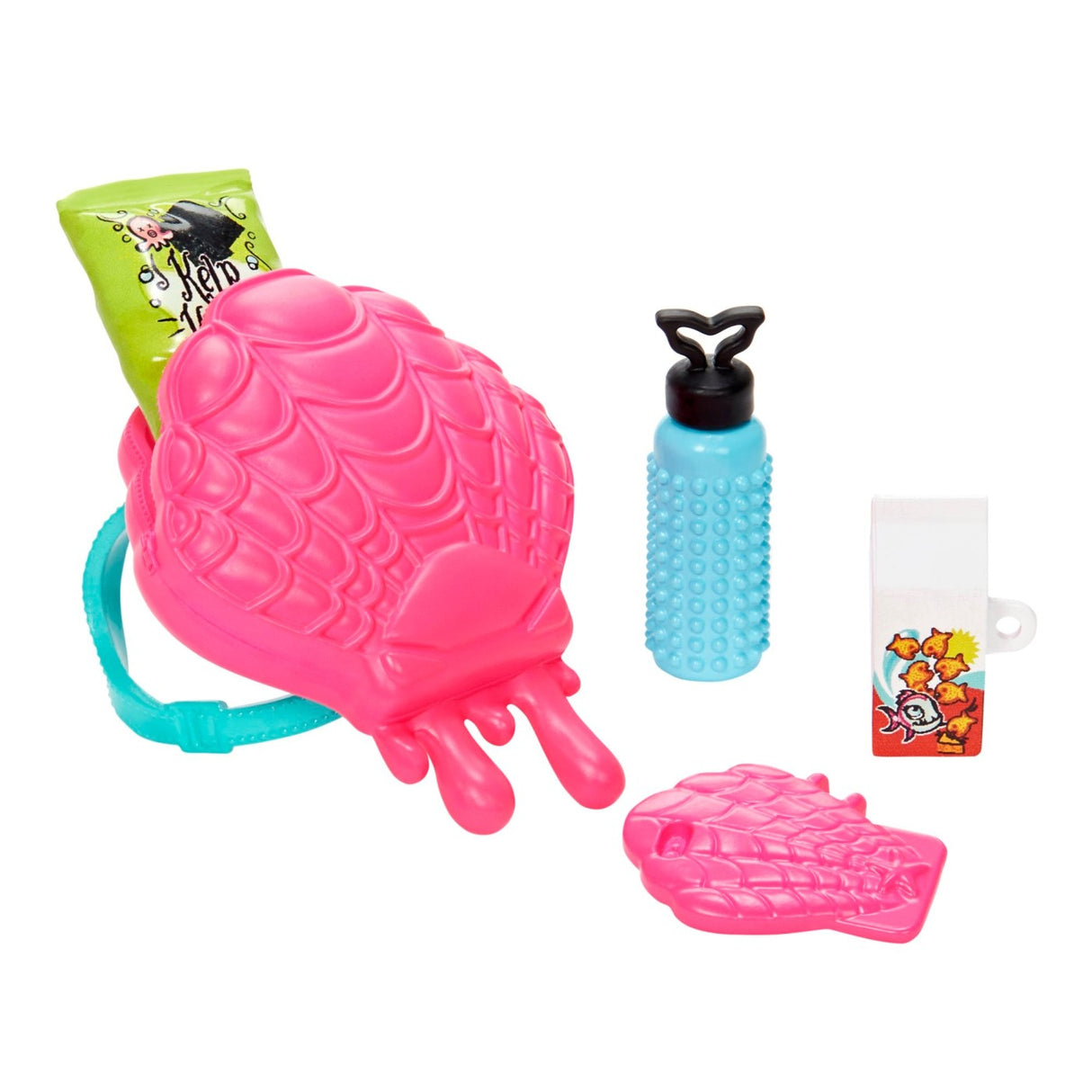 MONSTER HIGH PAPUSA LAGOONA BLUE CU ANIMALUT SI ACCESORII