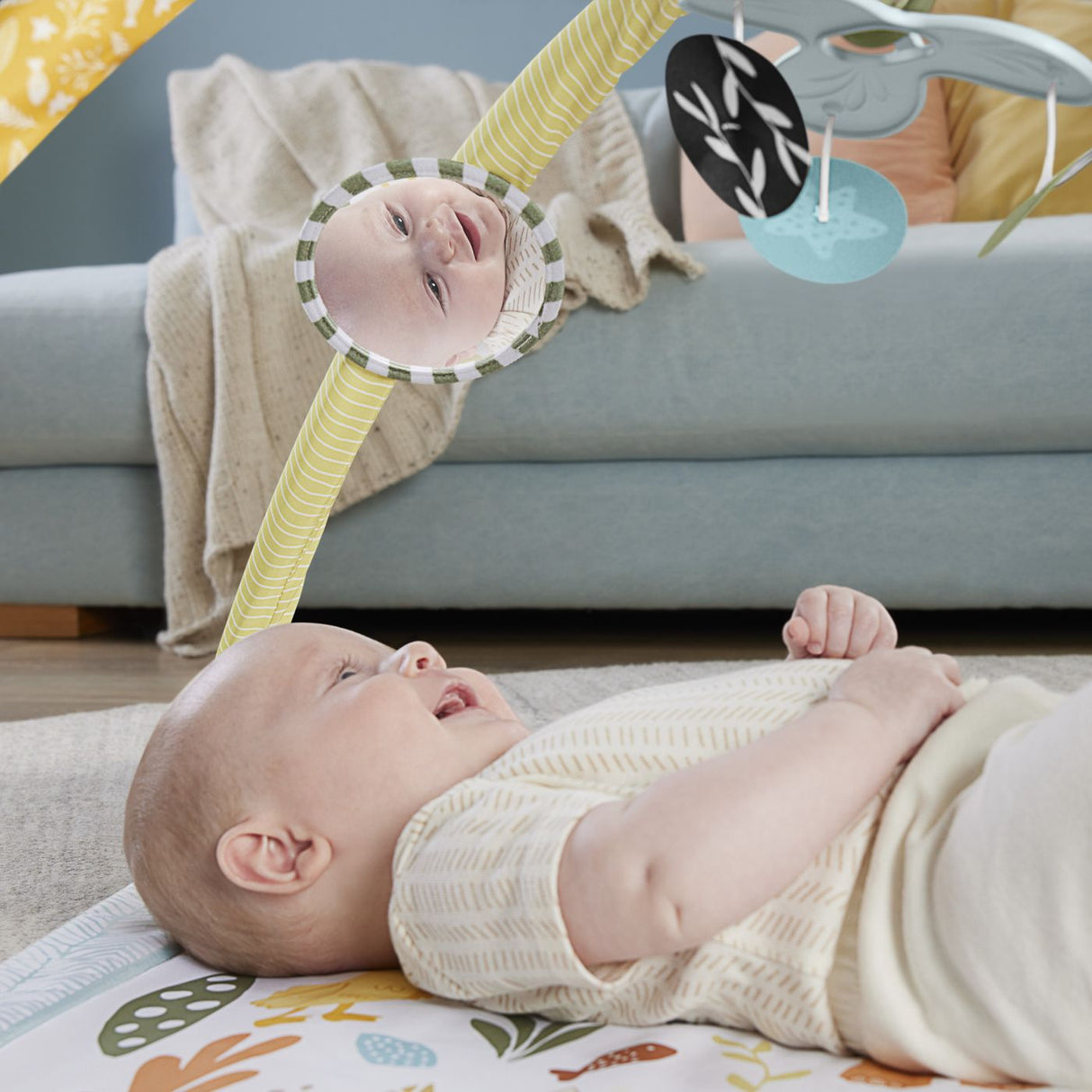 FISHER PRICE SALTELUTA DE GIMNASTICA PENTRU NOU NASCUTI