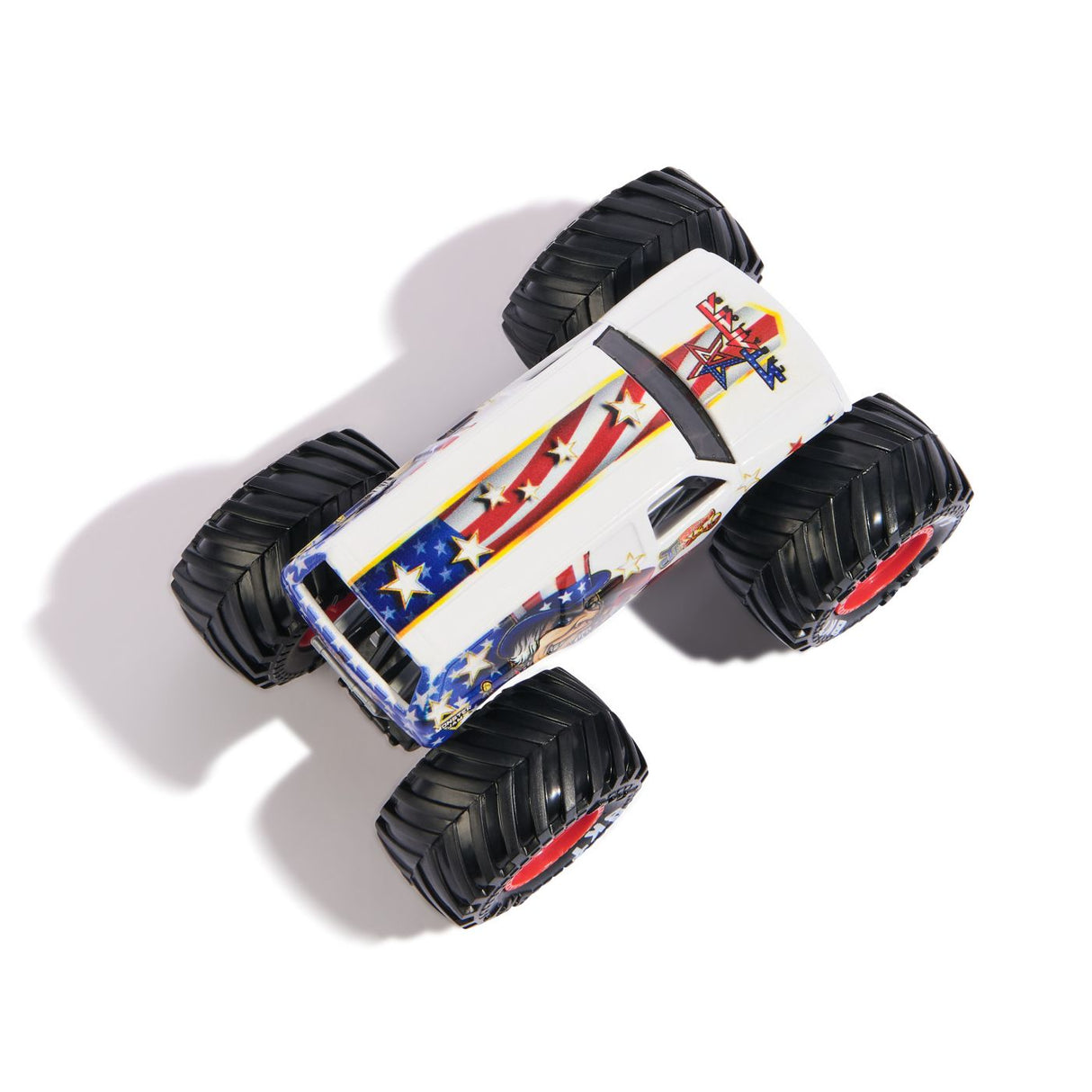 MONSTER JAM MASINUTA METALICA JESTER SCARA 1 LA 64