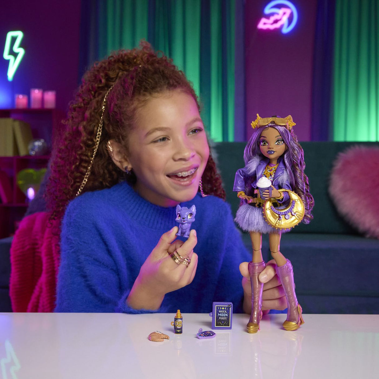 MONSTER HIGH PAPUSA CLAWDEEN WOLF CU ACCESORII