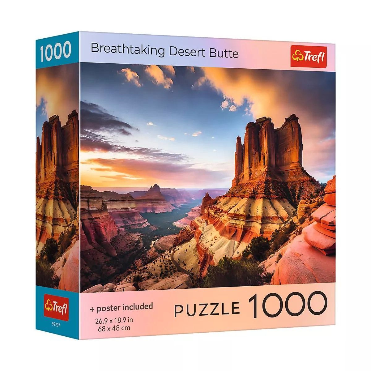 PUZZLE TREFL 1000 COLECTIA SUA PARCUL NATIONAL ZION POSTER INCLUS