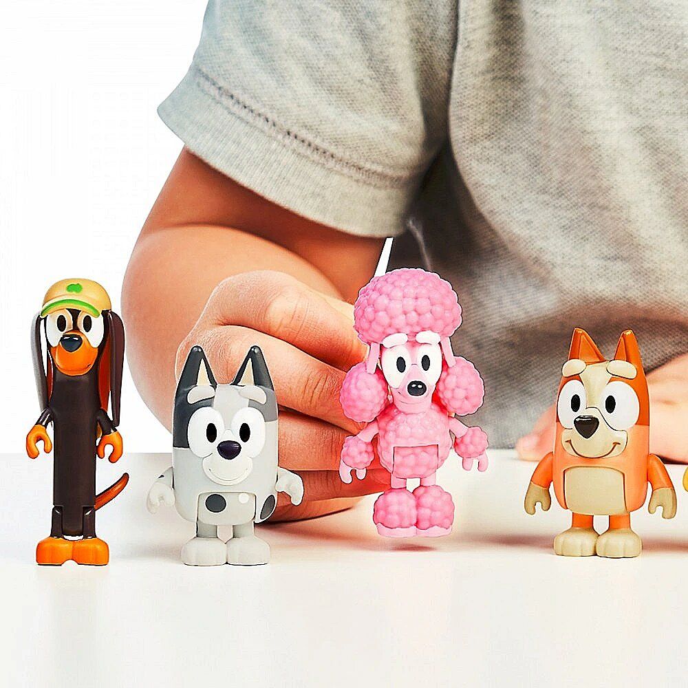 SET 4 FIGURINE BLUEY