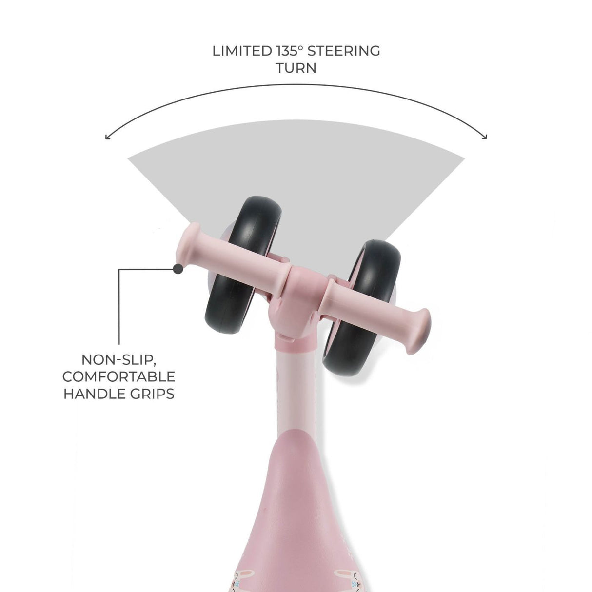 BICICLETA ECHILIBRU CUTIE FLASH, PINK