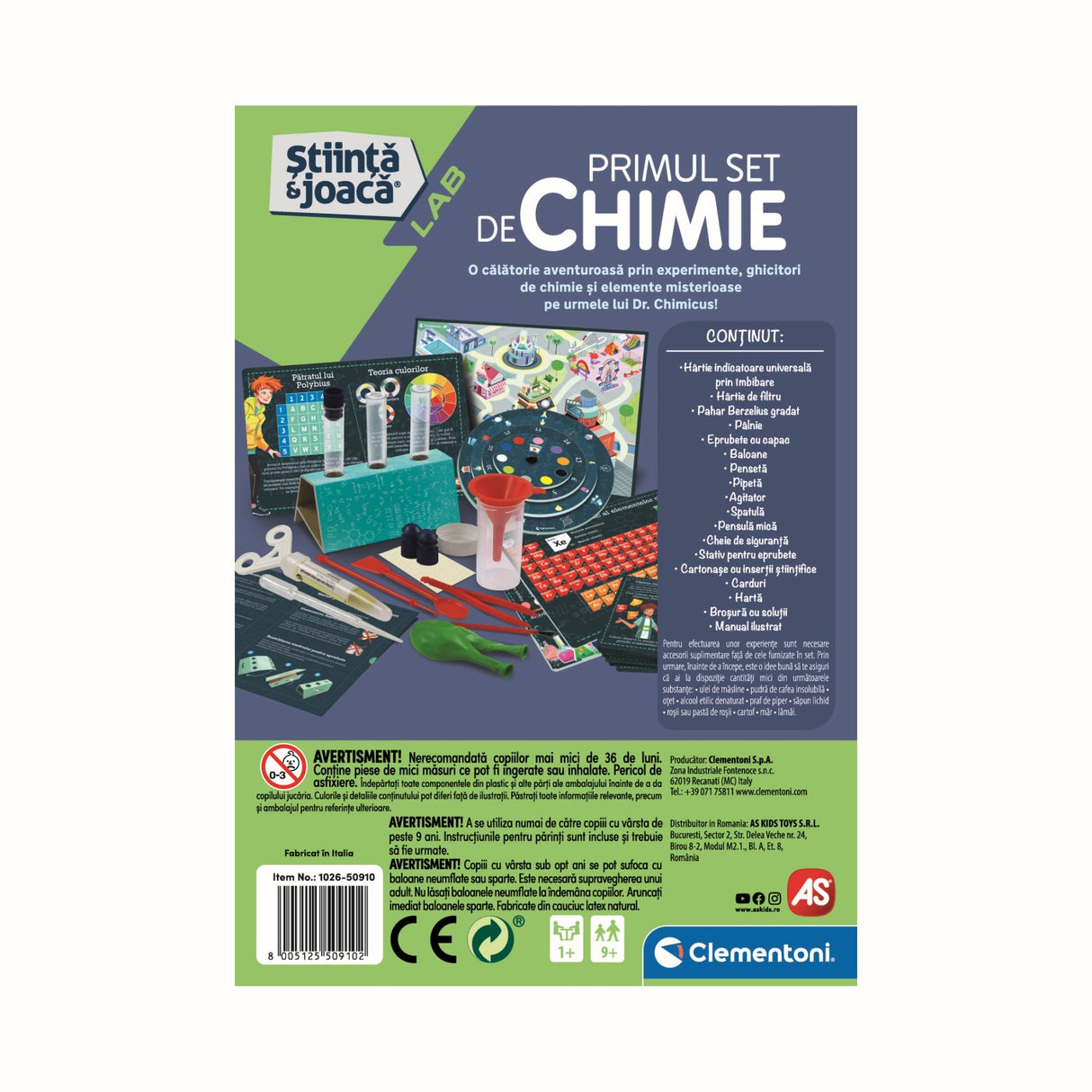 PRIMUL SET DE CHIMIE STIINTA JOACA