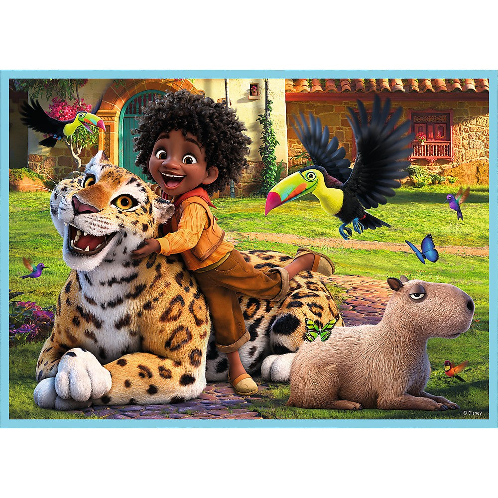 PUZZLE TREFL 4IN1 ENCANTO LUMEA MAGICA