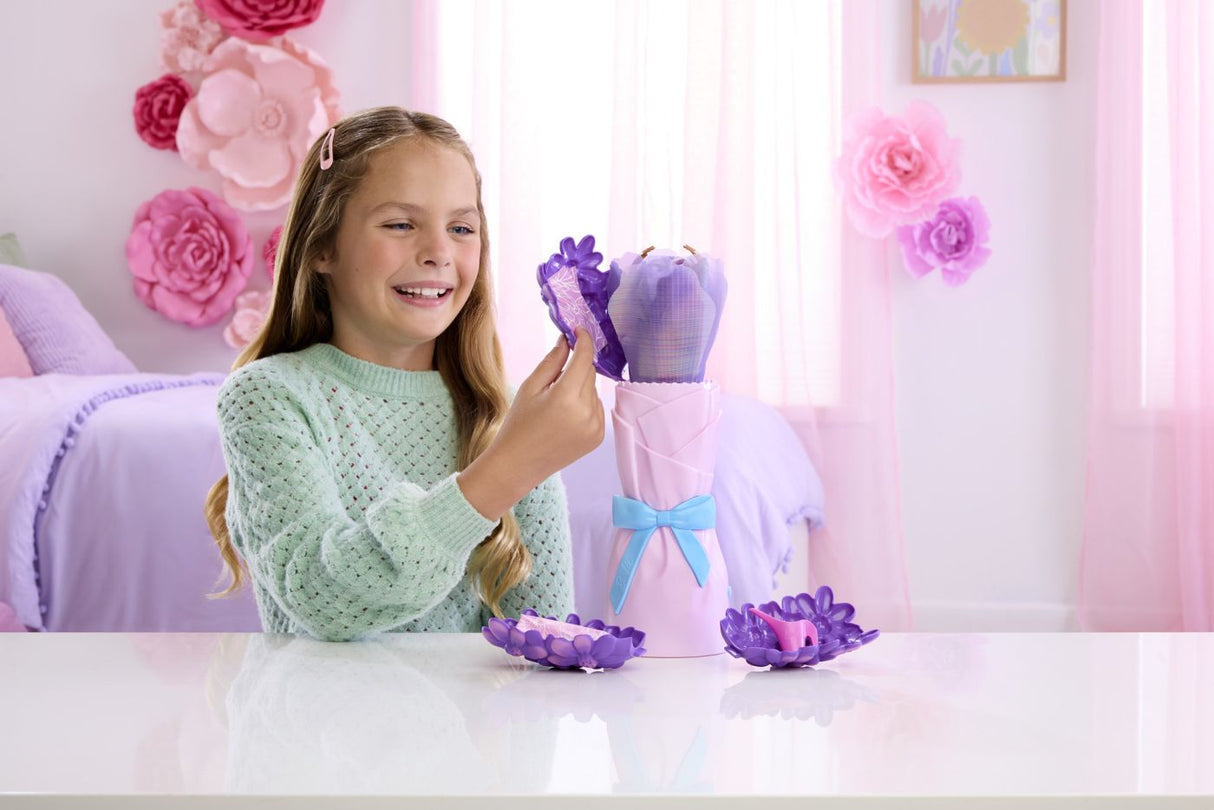 BARBIE PETAL POP SET PAPUSA BARBIE MARGARETA MOV SI ACCESORII