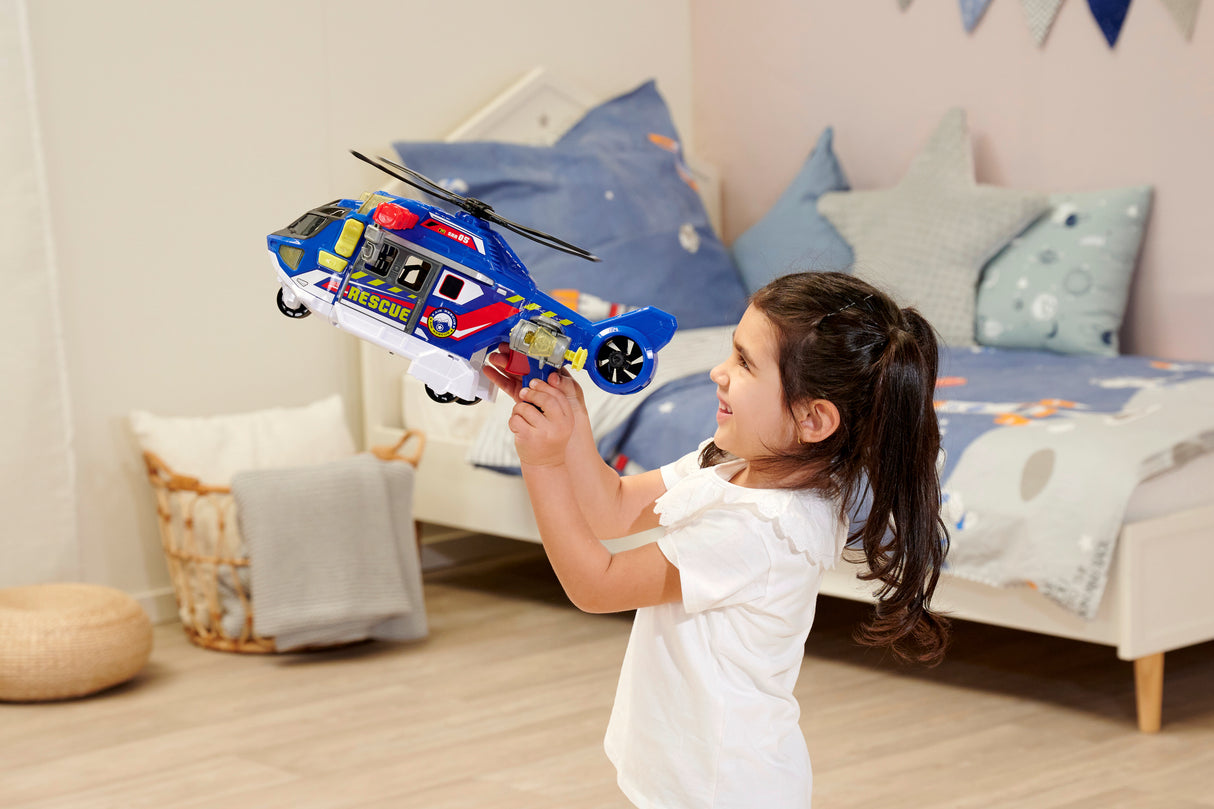 DICKIE TOYS ELICOPTER CU LUMINI SI SUNETE 39CM