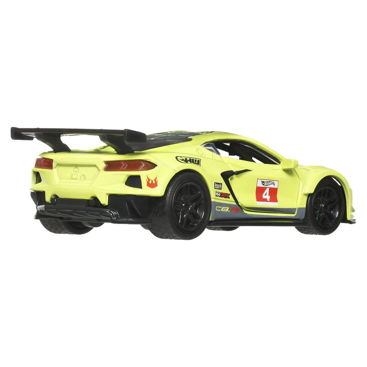 HOT WHEELS MASINUTA METALICA CU SISTEM PULL BACK CORVETTE C8.R HW TORQUE SCARA 1 LA 43