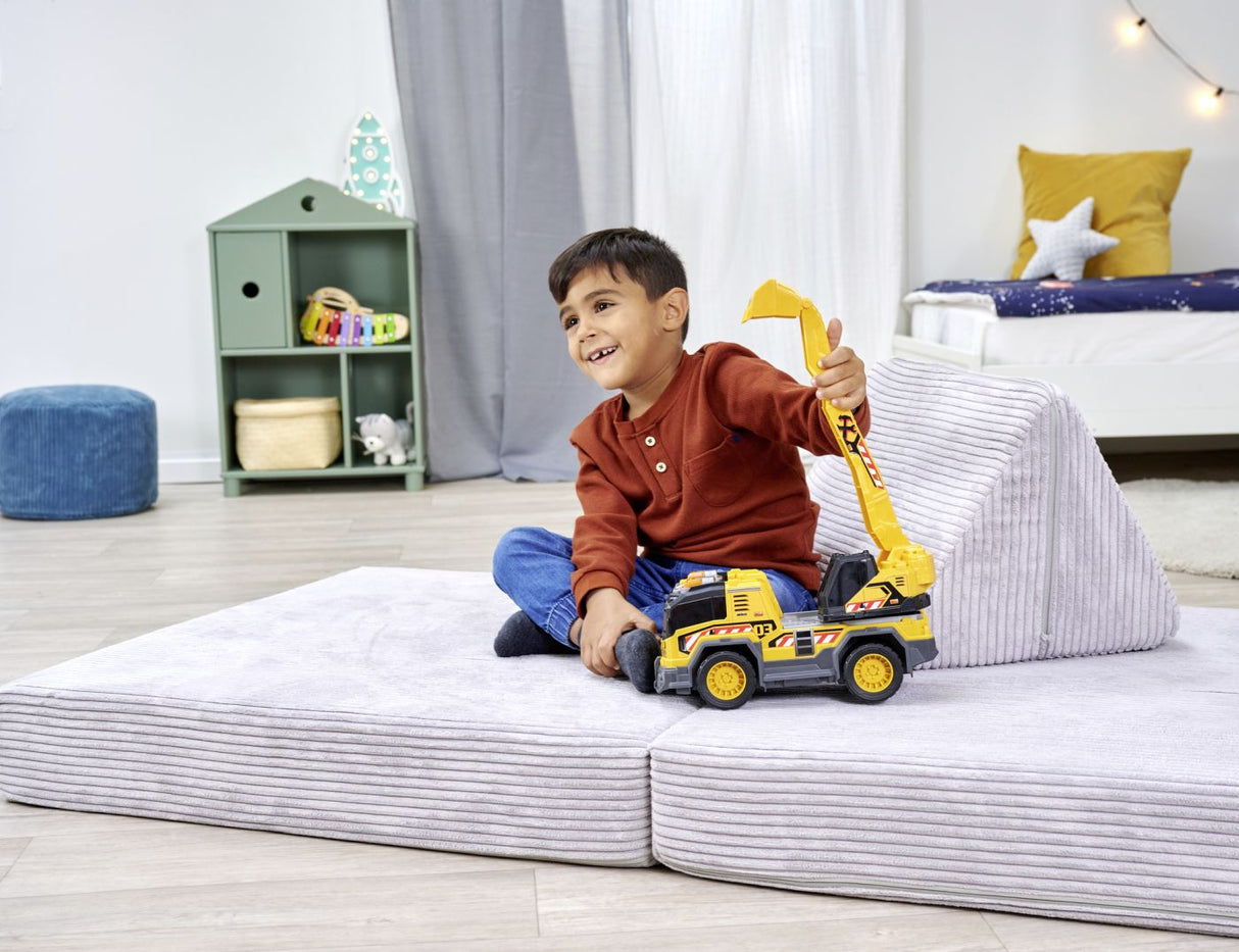 DICKIE CAMION CU EXCAVATOR CU SUNETE SI LUMINI 30CM