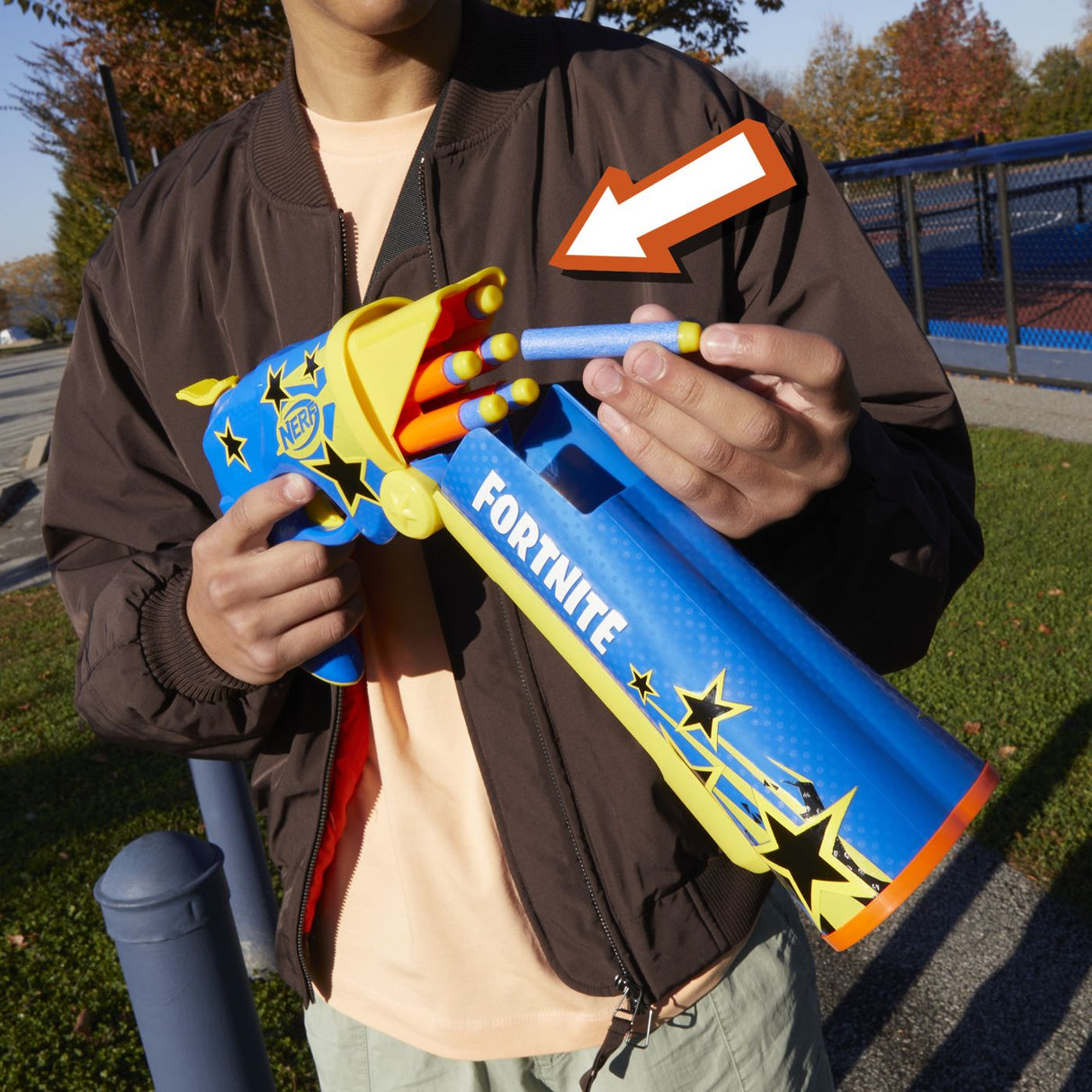 NERF BLASTER FORTNITE HALF TONE HERO