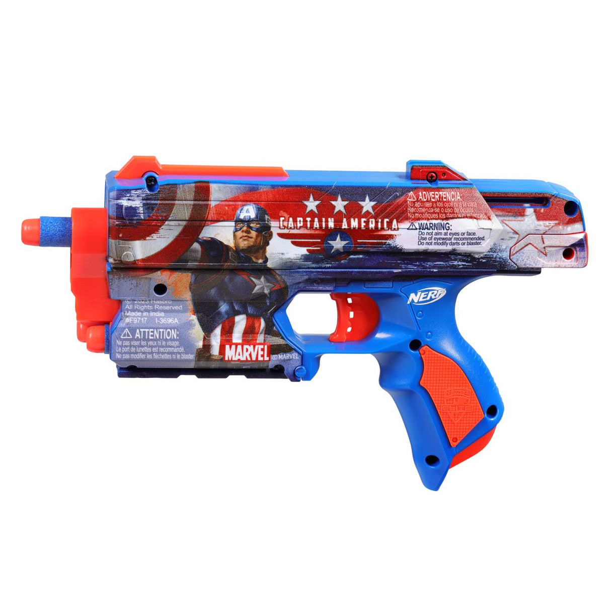 NERF BLASTER MARVEL CAPTAIN AMERICA