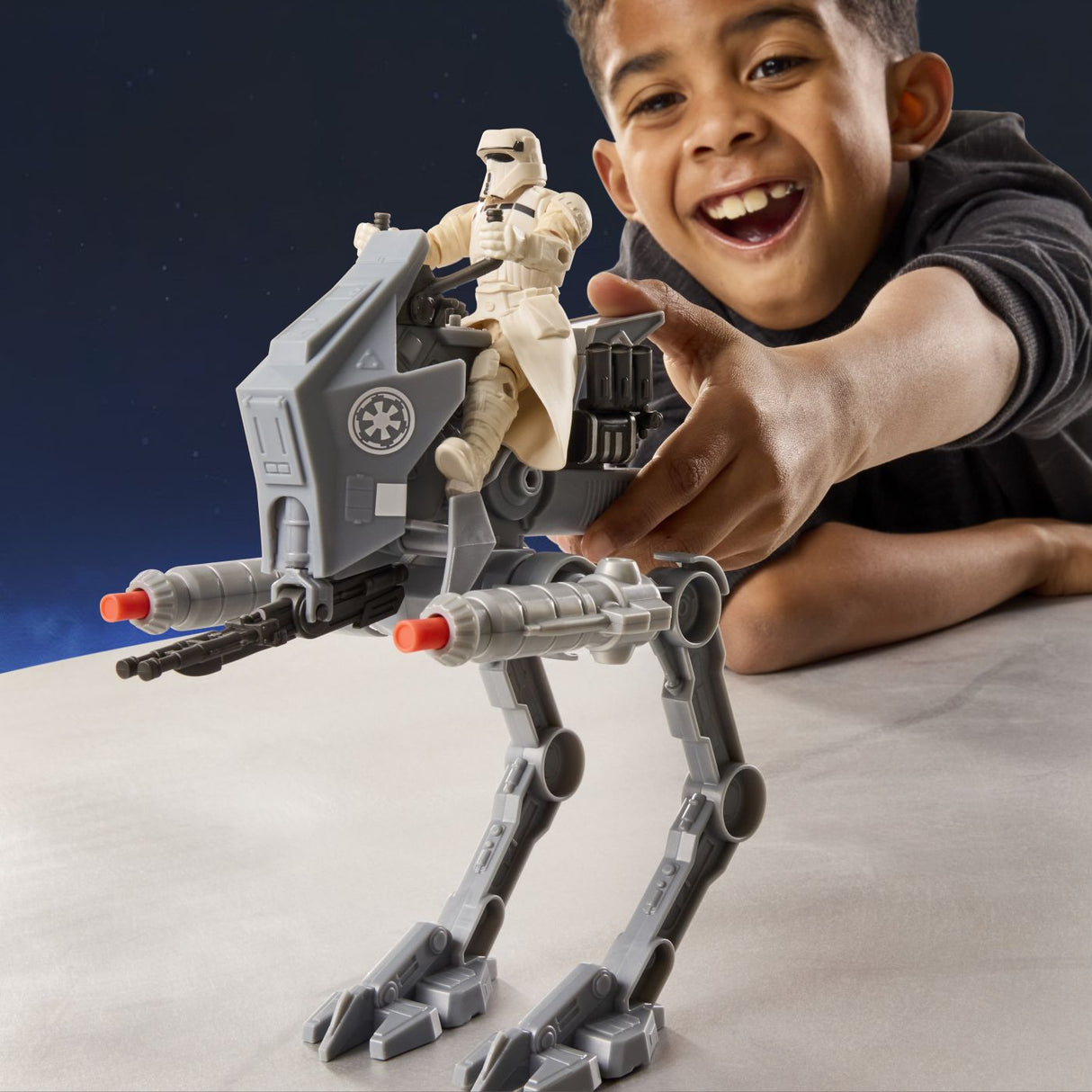 STAR WARS MANDALORIAN SI GROGU ACTION VERSE SET FIGURINA IMPERIAL DRIVER SI VEHICUL AR RT CU ACCESORII