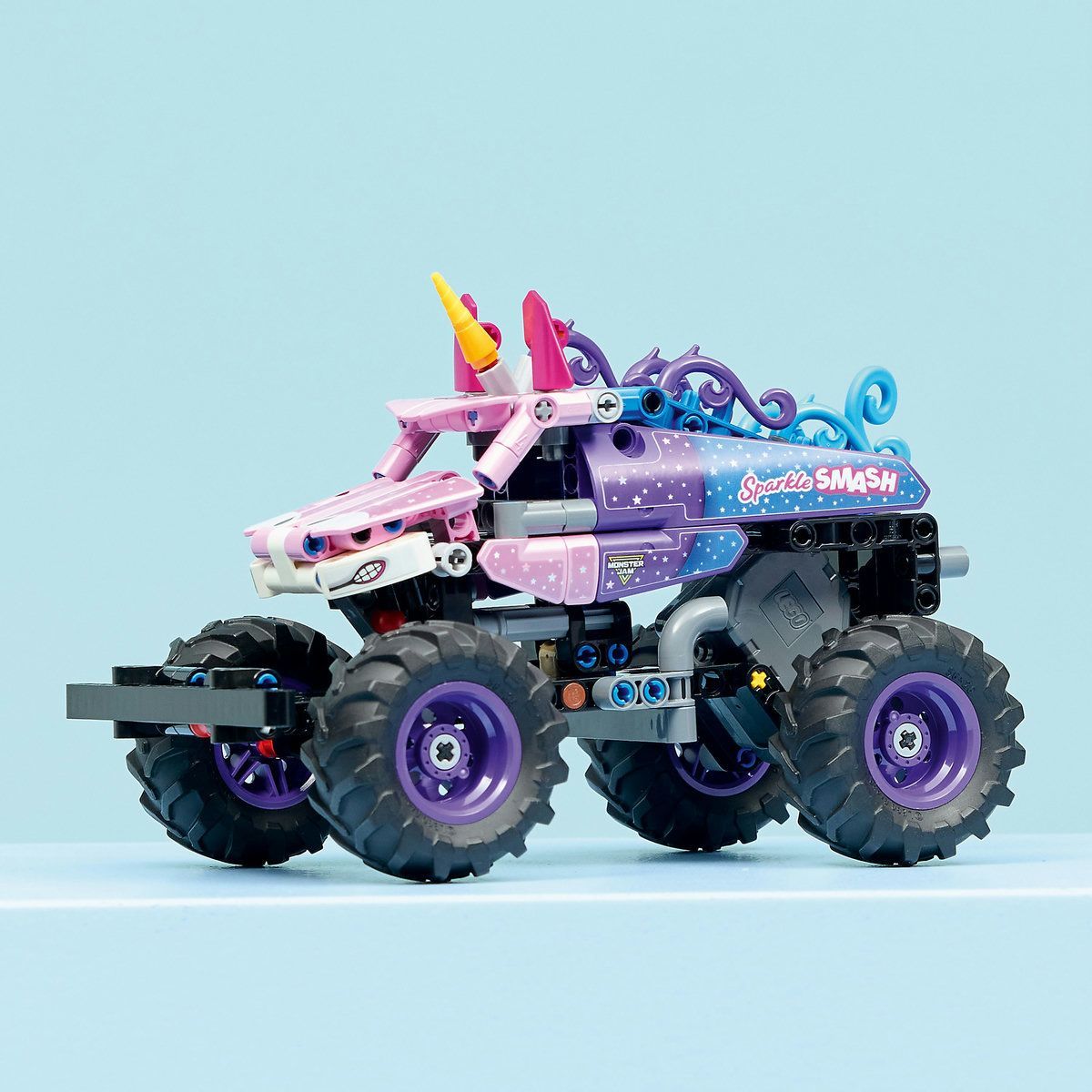 LEGO TECHNIC MONSTER JAM SPARKLE SMASH CU MOTOR CU ARC 42220