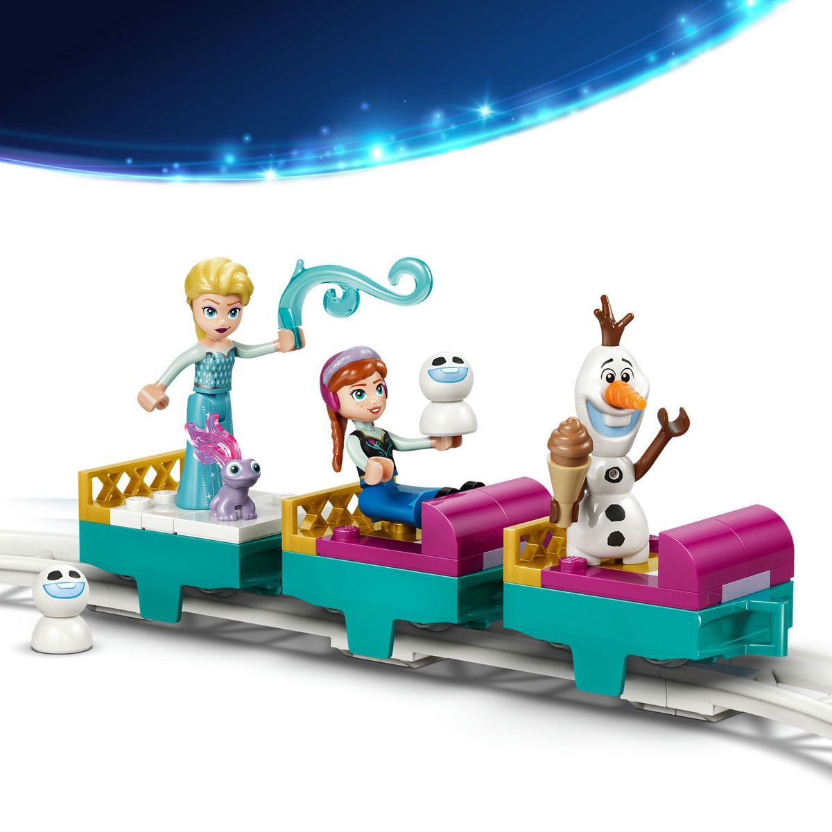LEGO DISNEY FROZEN AVENTURA CU SANIA PE SINE LA CASTELUL DE GHEATA AL ELSEI 43281