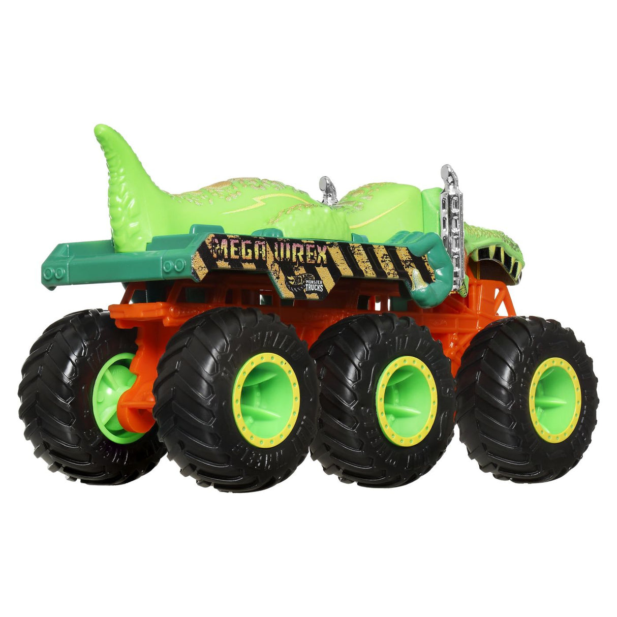 HOT WHEELS MONSTER TRUCK BIG RIGS MASINUTA METALICA CU 6 ROTI MEGA-WREX SCARA 1 LA 64