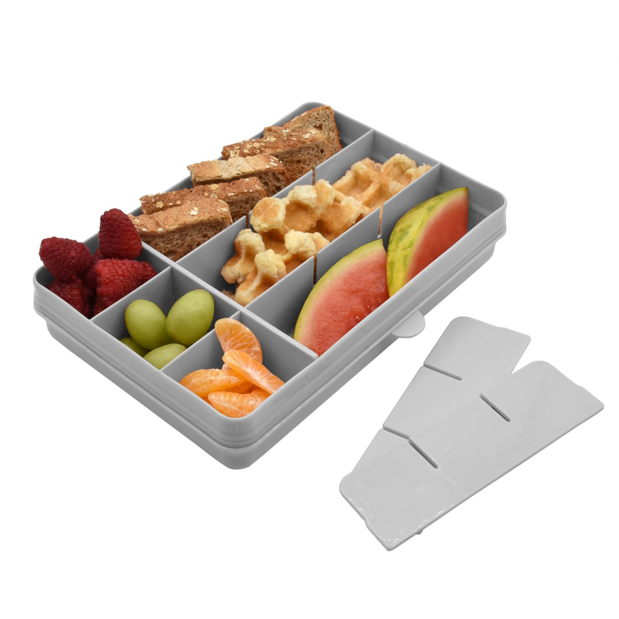 CUTIE SNACK 12 COMPARTIMENTE, MELII, GREY
