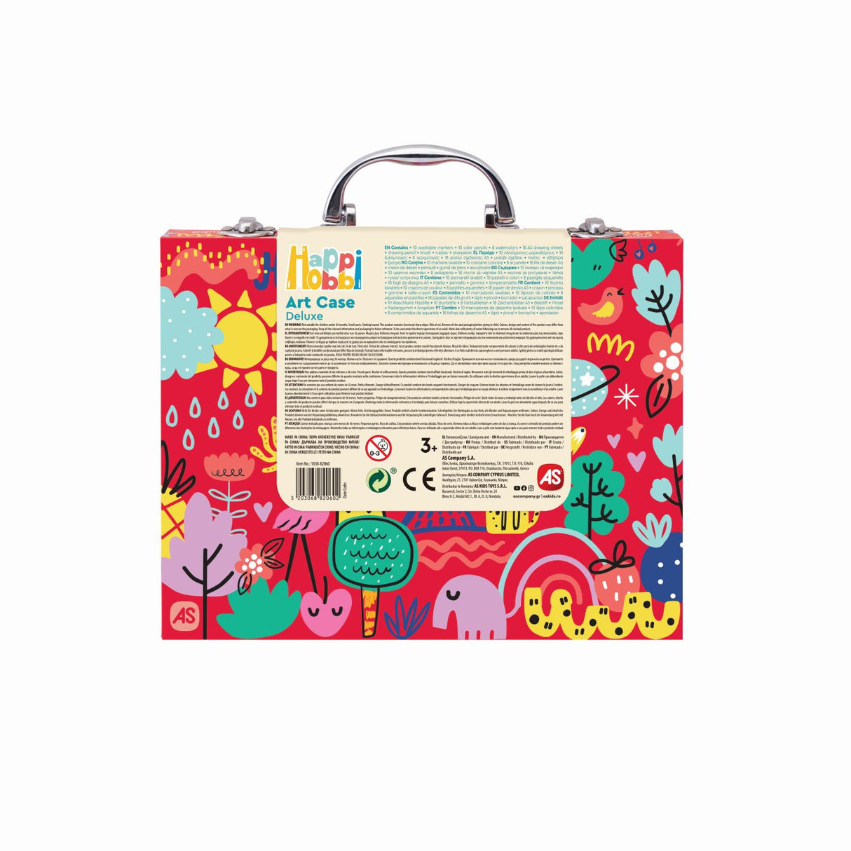 HAPPI HOBBI ART CASE SET DE DESEN DELUXE CU 50 DE ACCESORII LUMEA MEA