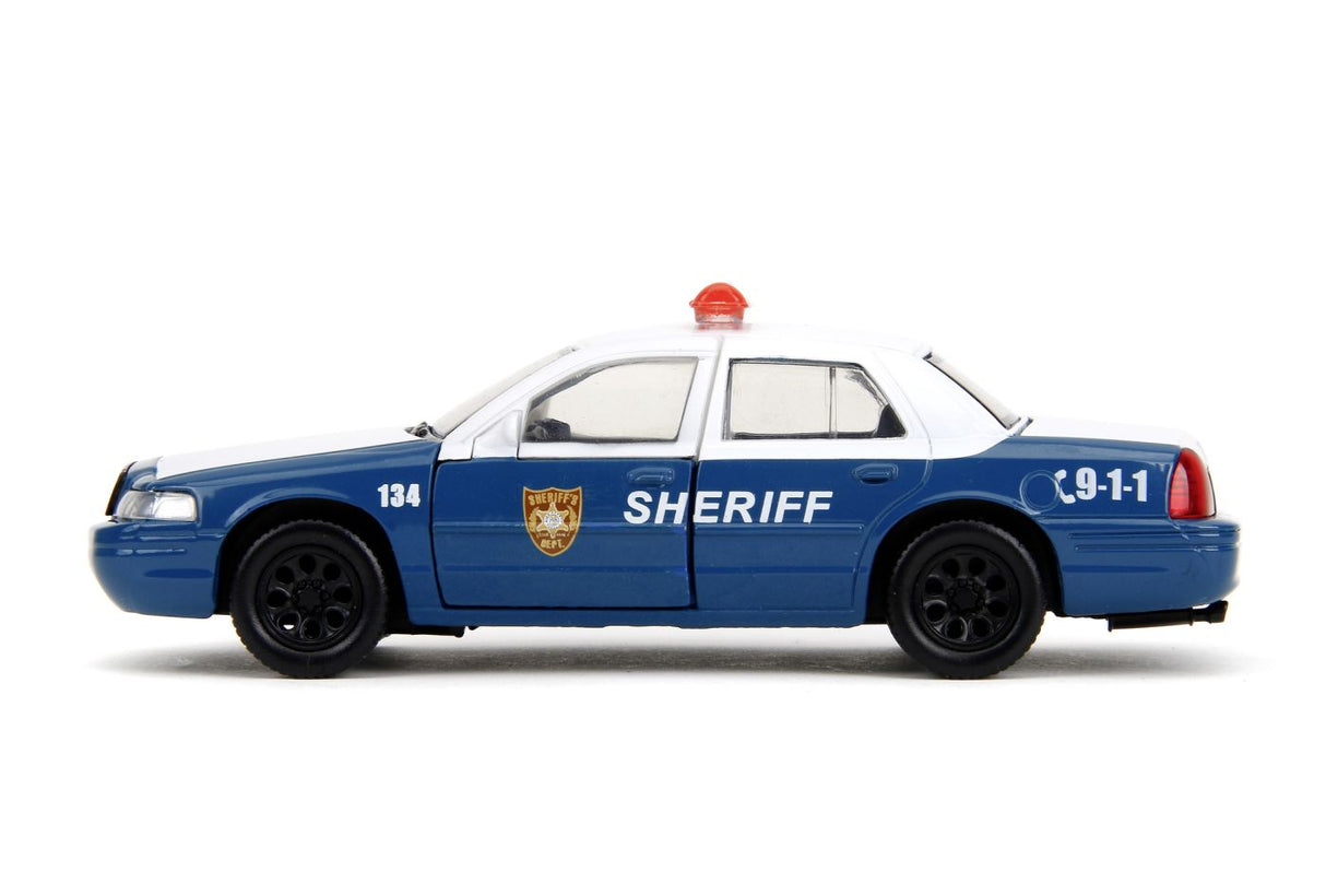 JADA THE WALKING DEAD RICK CRIMES MASINUTA METALICA FORD CROWN VICTORIA SCARA 1:32