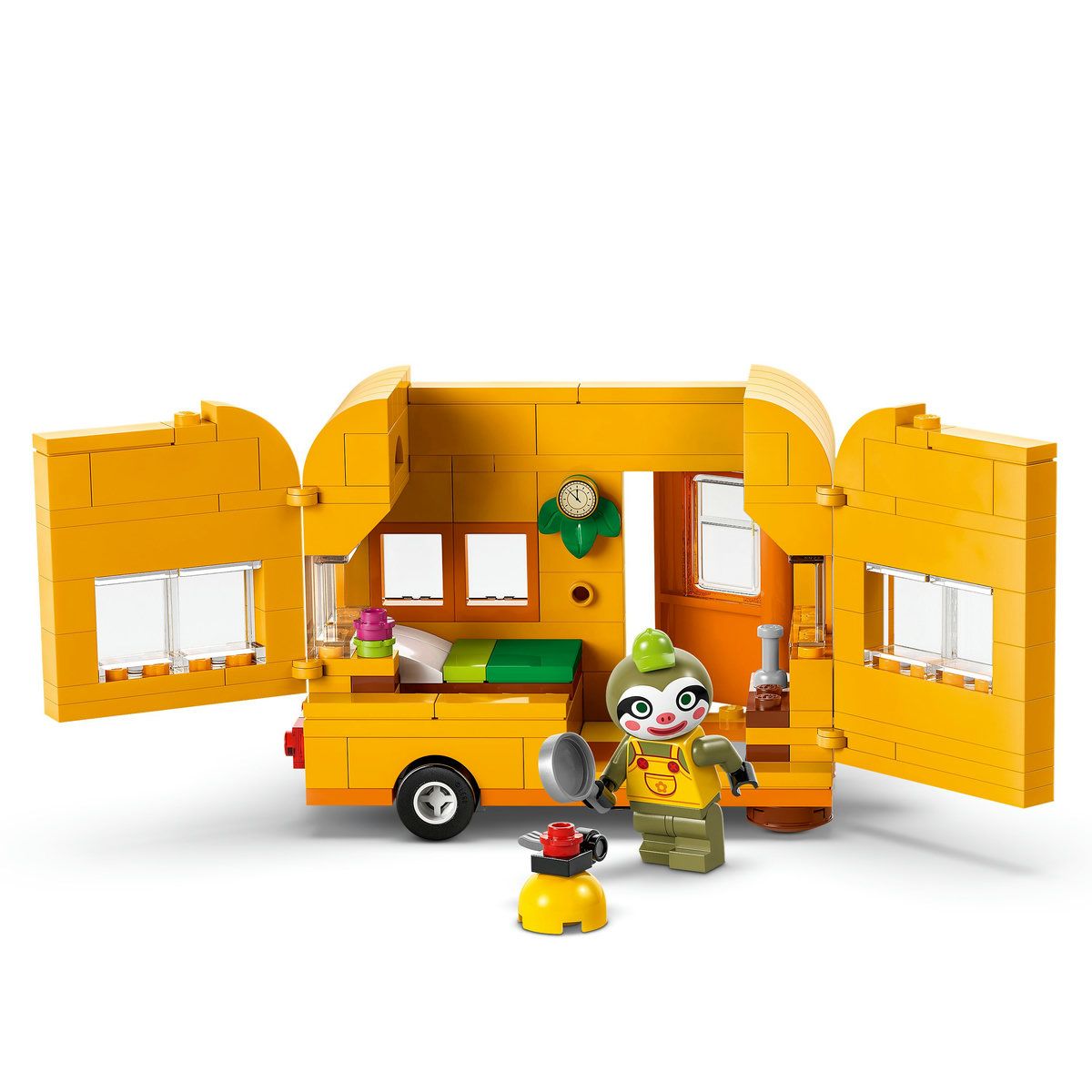 LEGO ANIMAL CROSSING CARAVANA SI MAGAZINUL DE GRADINARIT AL LUI LEIF 77054