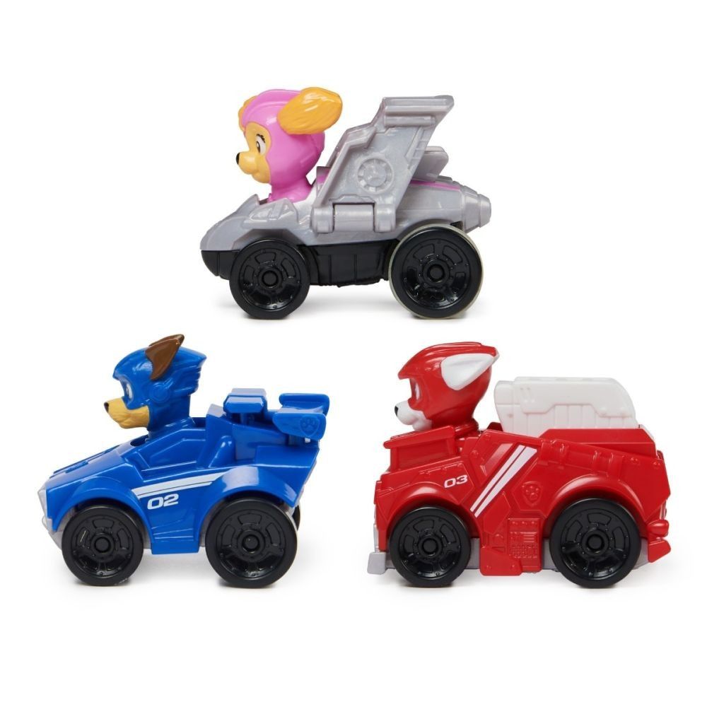 PATRULA CATELUSILOR PUP SQUAD SET CADOU 3 MASINUTE