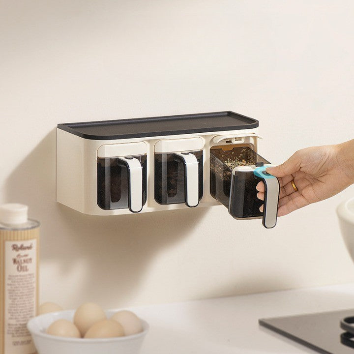 Organizator condimente uz casnic perete | NeatKitchen - vivimall.ro