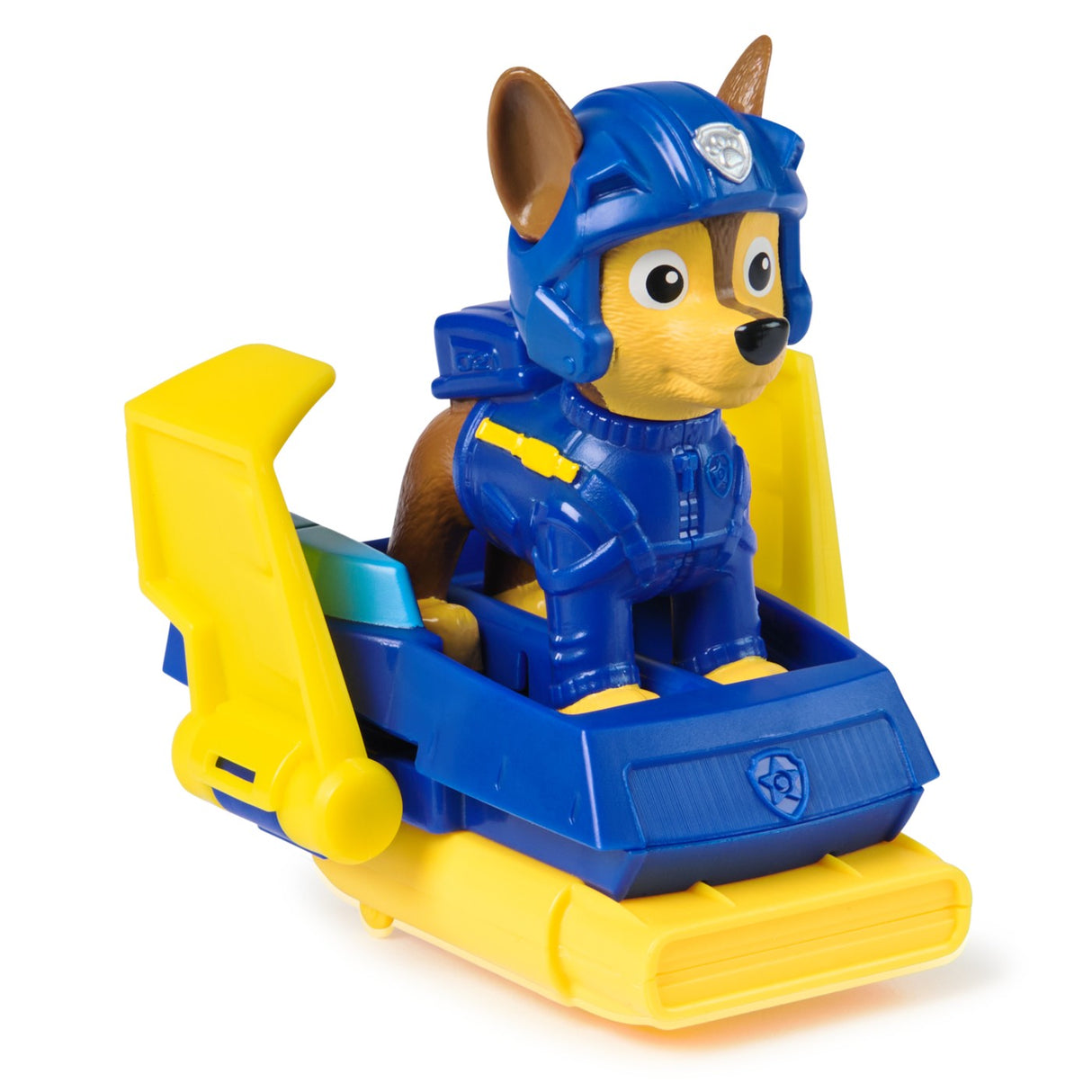 PATRULA CATELUSILOR ACTION PUPS SET VEHICUL DE SALVARE HOVERBOARD SI FIGURINA CHASE 5 CM
