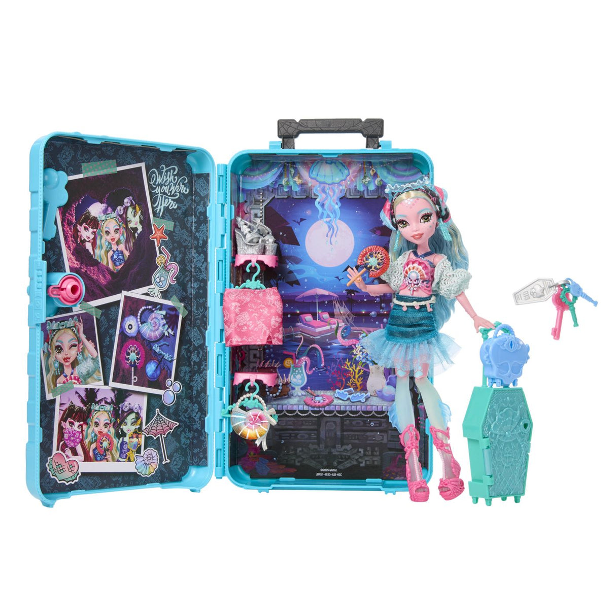 MONSTER HIGH SKULLTIMATE SECRET PAPUSA LAGOONA BLUE