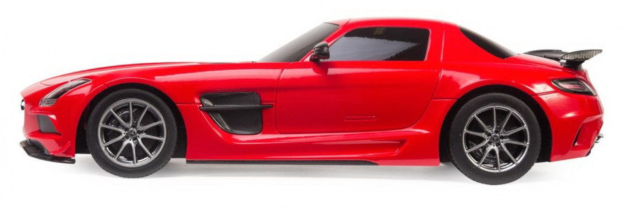 MASINA CU TELECOMANDA MERCEDES-BENZ SLS AMG ROSU CU SCARA 1 LA 18